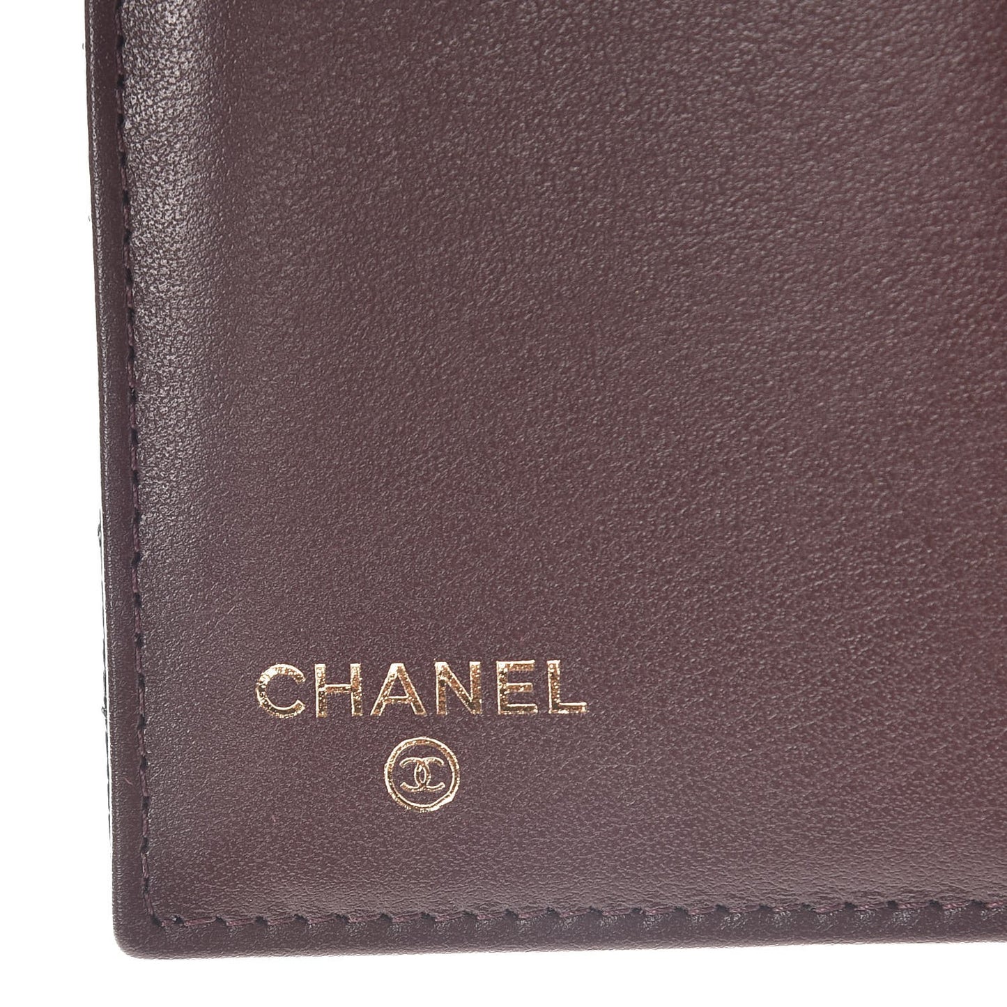 Caviar Quilted Long Flap Wallet Black
