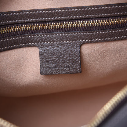 Gucci GG Supreme Monogram Web Small Ophidia Shoulder Bag Brown 6 of 9