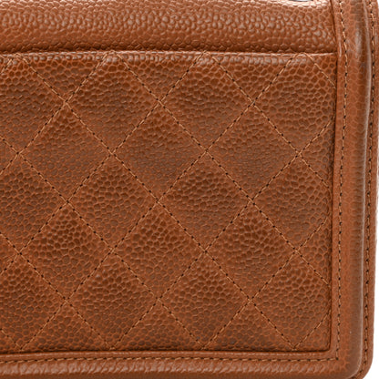 Chanel Caviar Mini Dallas Boy Brick Flap Brown 14 of 15