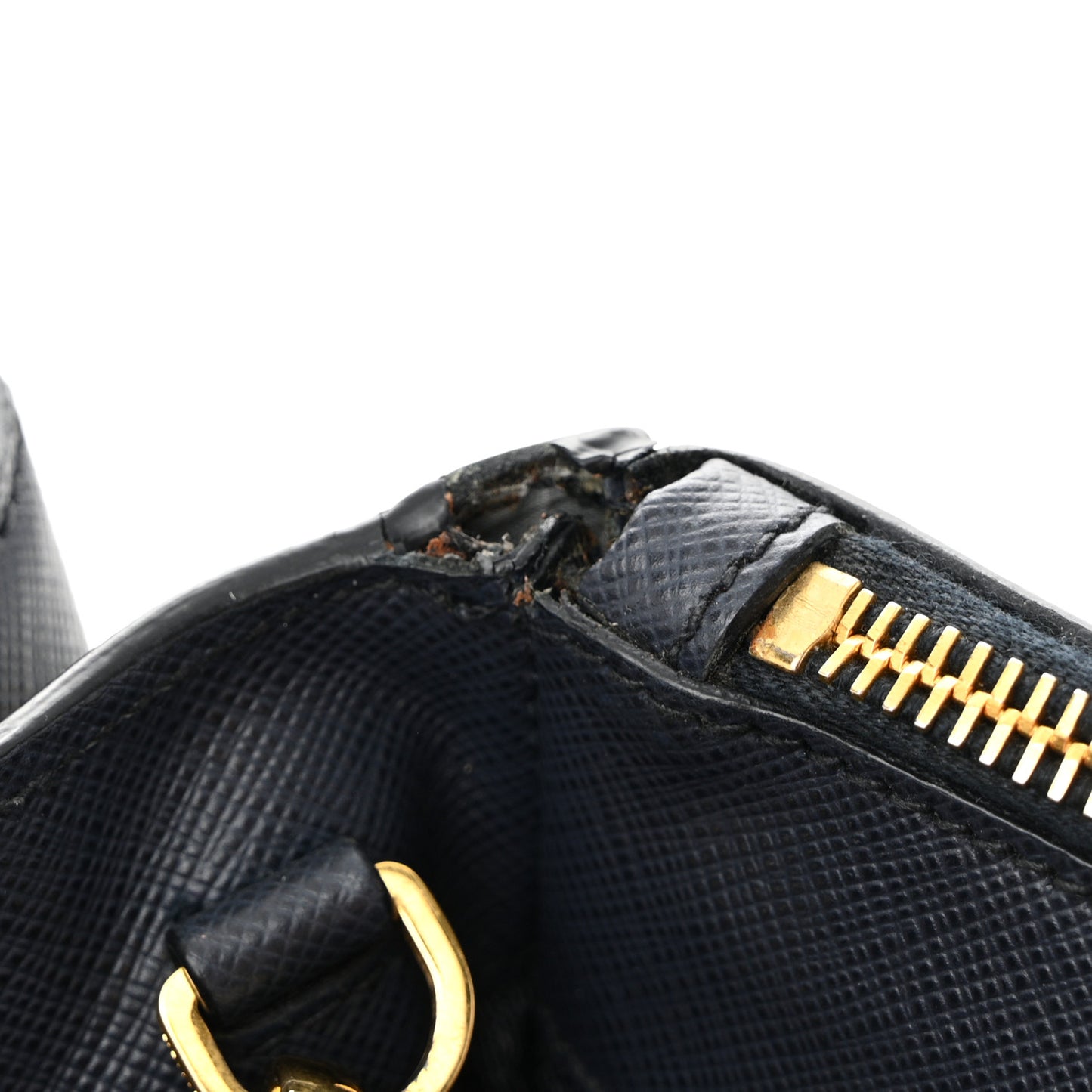 Saffiano Small Galleria Double Zip Tote Baltico