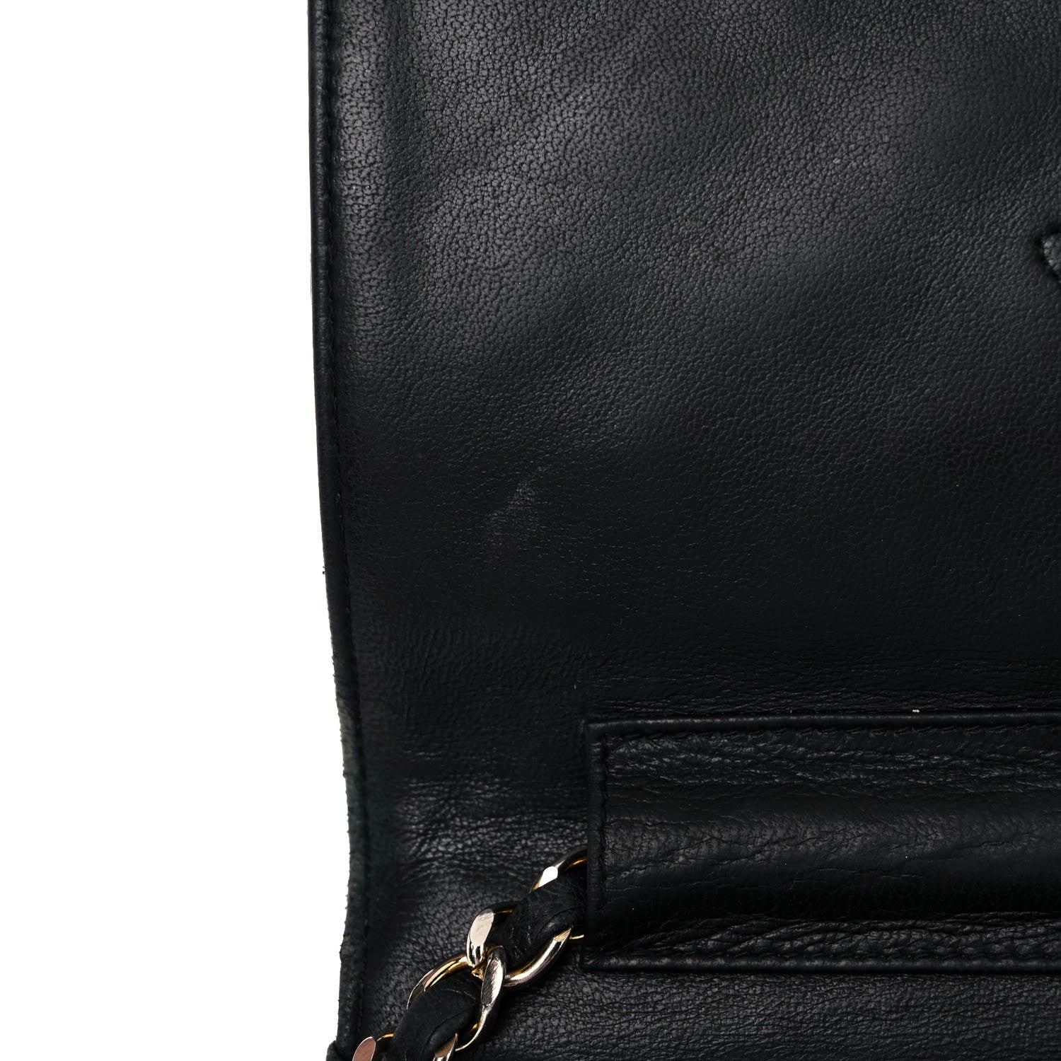 Chanel Lambskin Quilted Wallet On Chain WOC Black 23 of 28