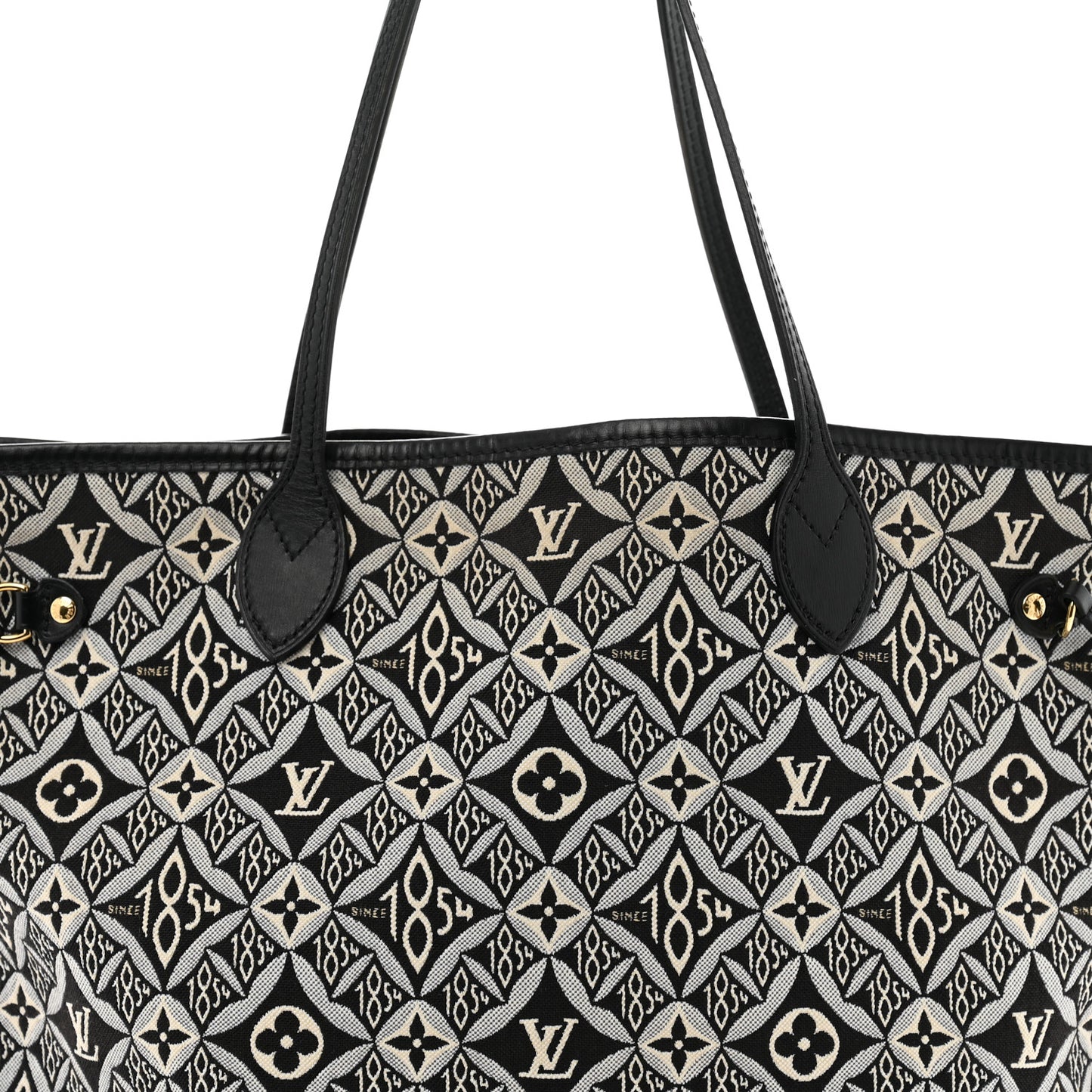 Jacquard Since 1854 Neverfull MM Grey