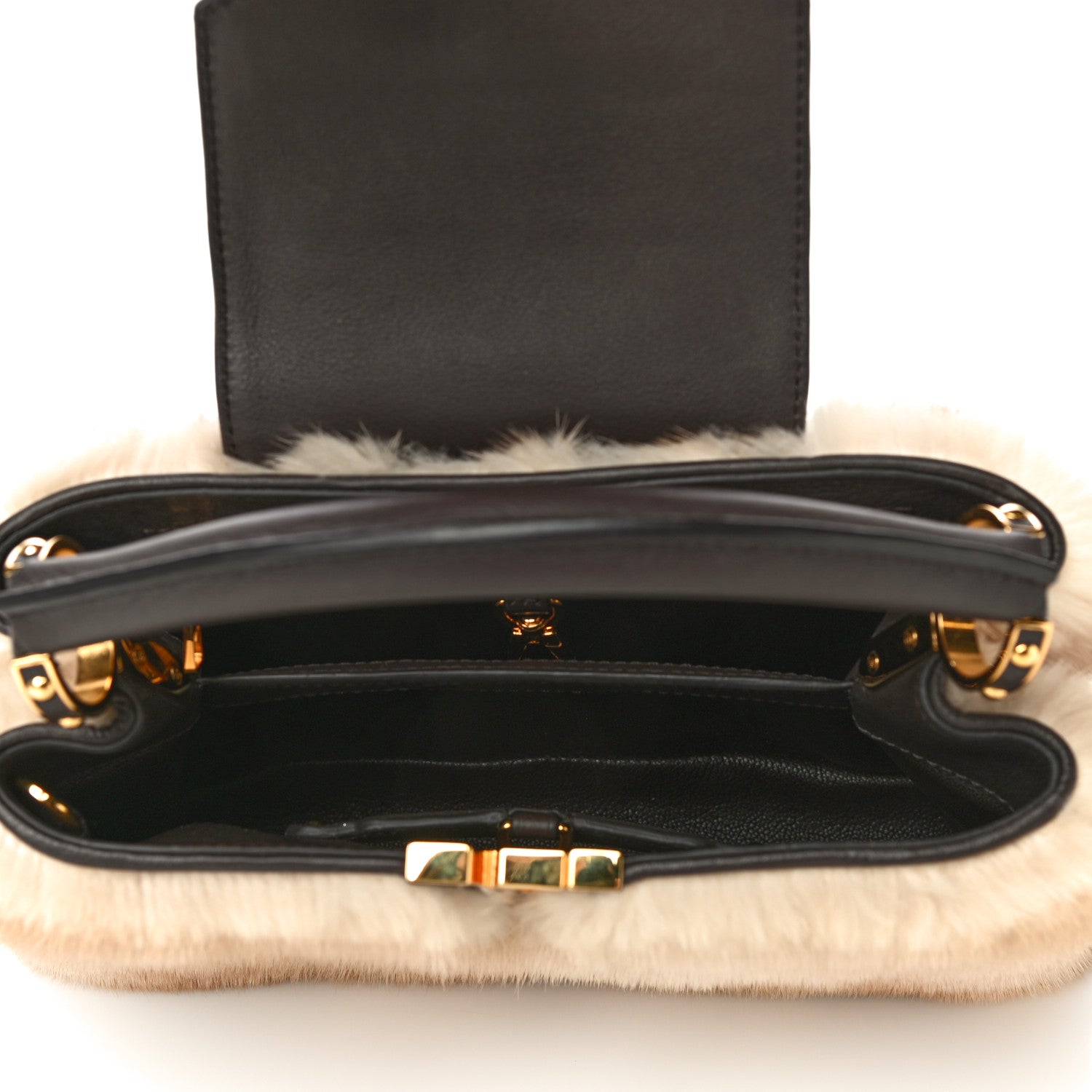 Louis Vuitton Mink Calfskin Capucines BB Brown 6 of 15