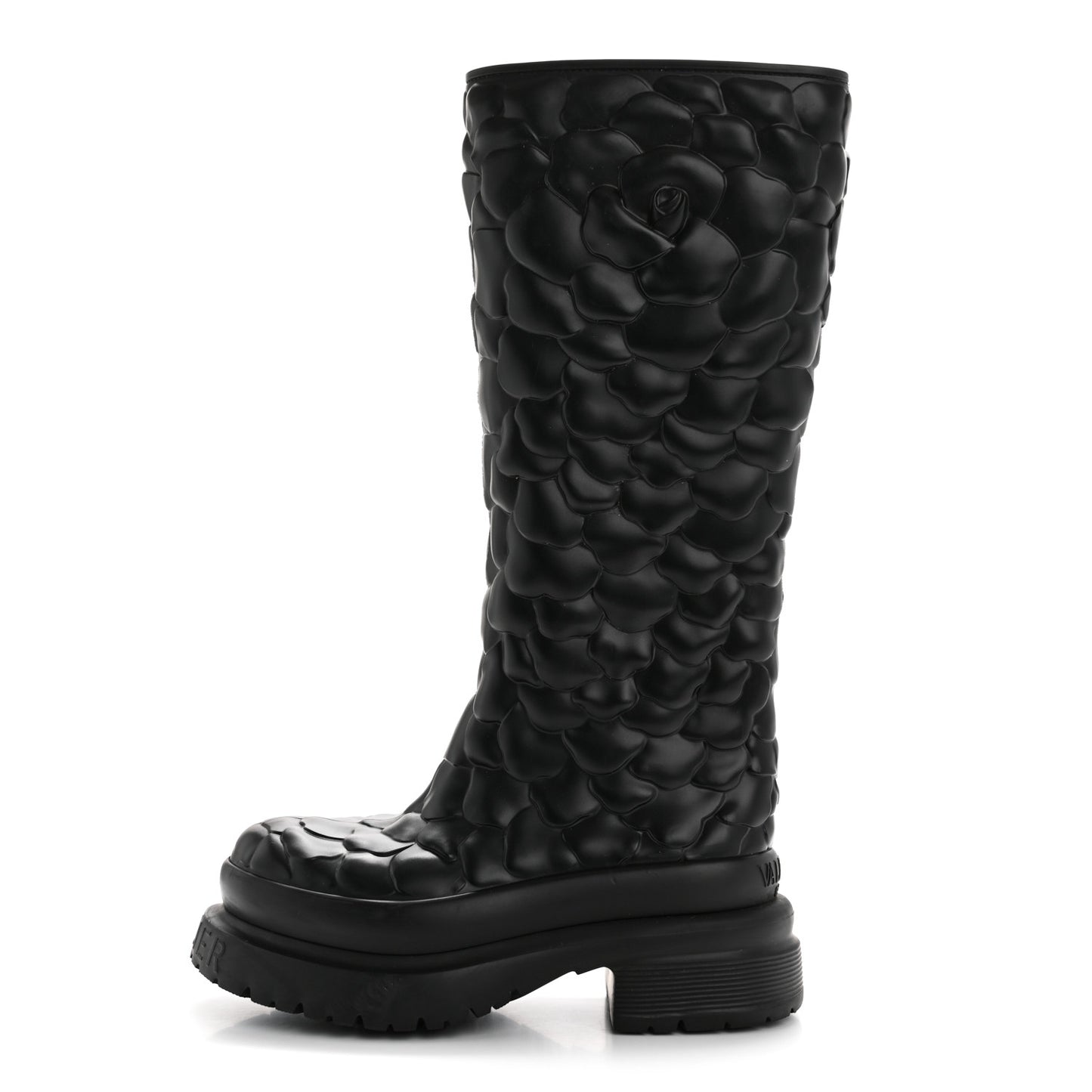 Rubber Atelier 03 Rose Edition 30/50mm Tall Rainboots 35 Black