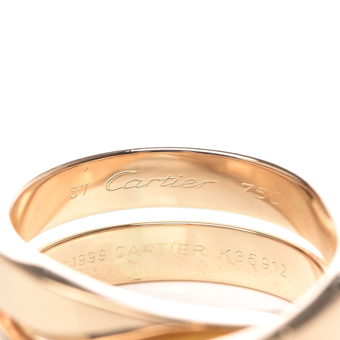 18K Yellow Gold 9mm Paris Nouvelle Vague Ring 57 8
