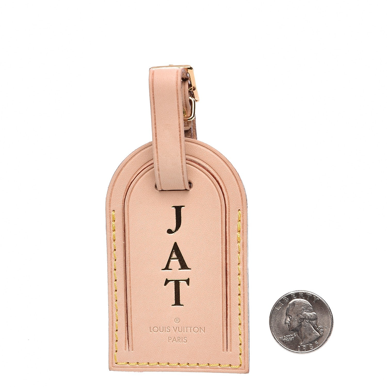 Louis Vuitton Vachetta Luggage Tag 2 of 5