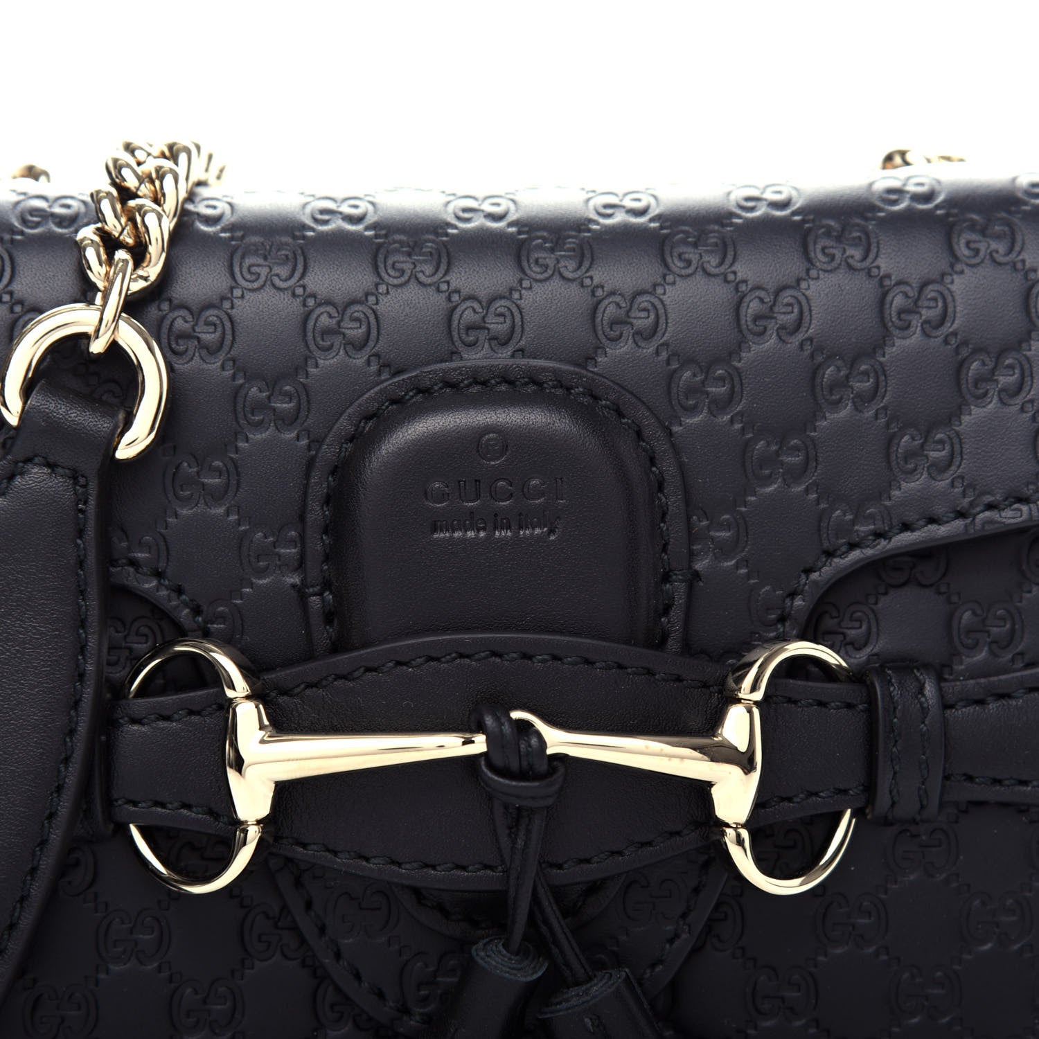 Gucci Microguccissima Mini Emily Shoulder Bag Black 10 of 10