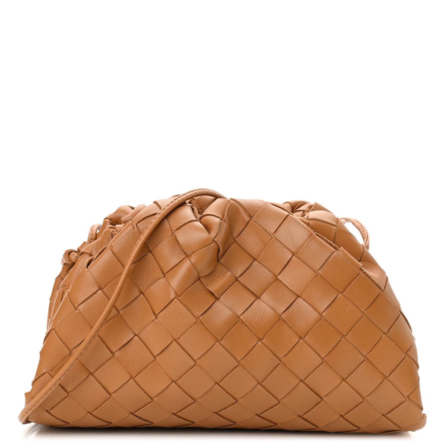 Bottega Veneta Nappa Intrecciato The Mini Pouch Carmel 1 of 9