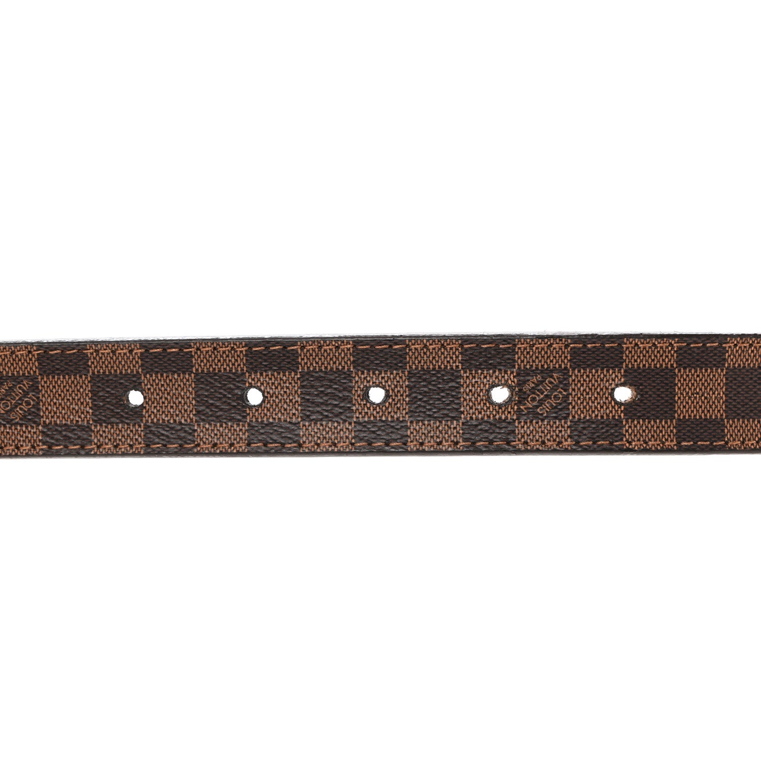 Louis Vuitton Mini Damier Ebene 25mm LV Initiales Belt 80/32 4 of 7