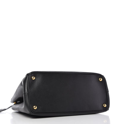 Prada Saffiano Medium Galleria Double Zip Tote Black 4 of 10