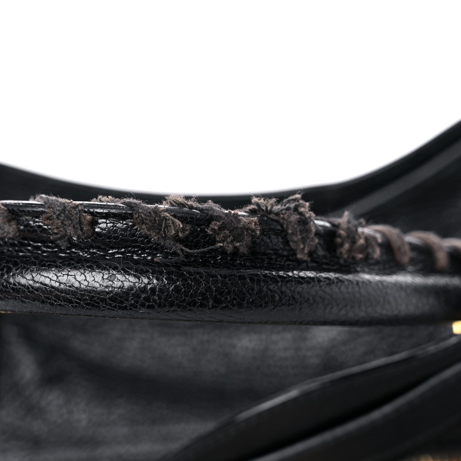 Balenciaga Chevre Gold Metallic Edge Hardware City Black 18 of 18