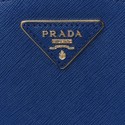 Prada Saffiano Lux Odette Crossbody Bluette 12 of 12