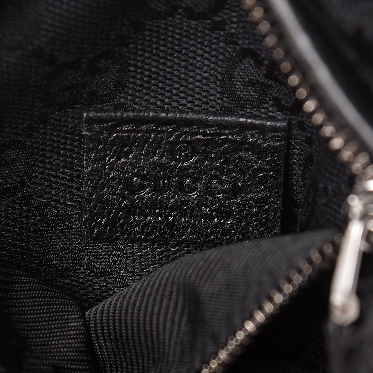 Gucci GG Monogram Double Pocket Belt Bag Black 9 of 13