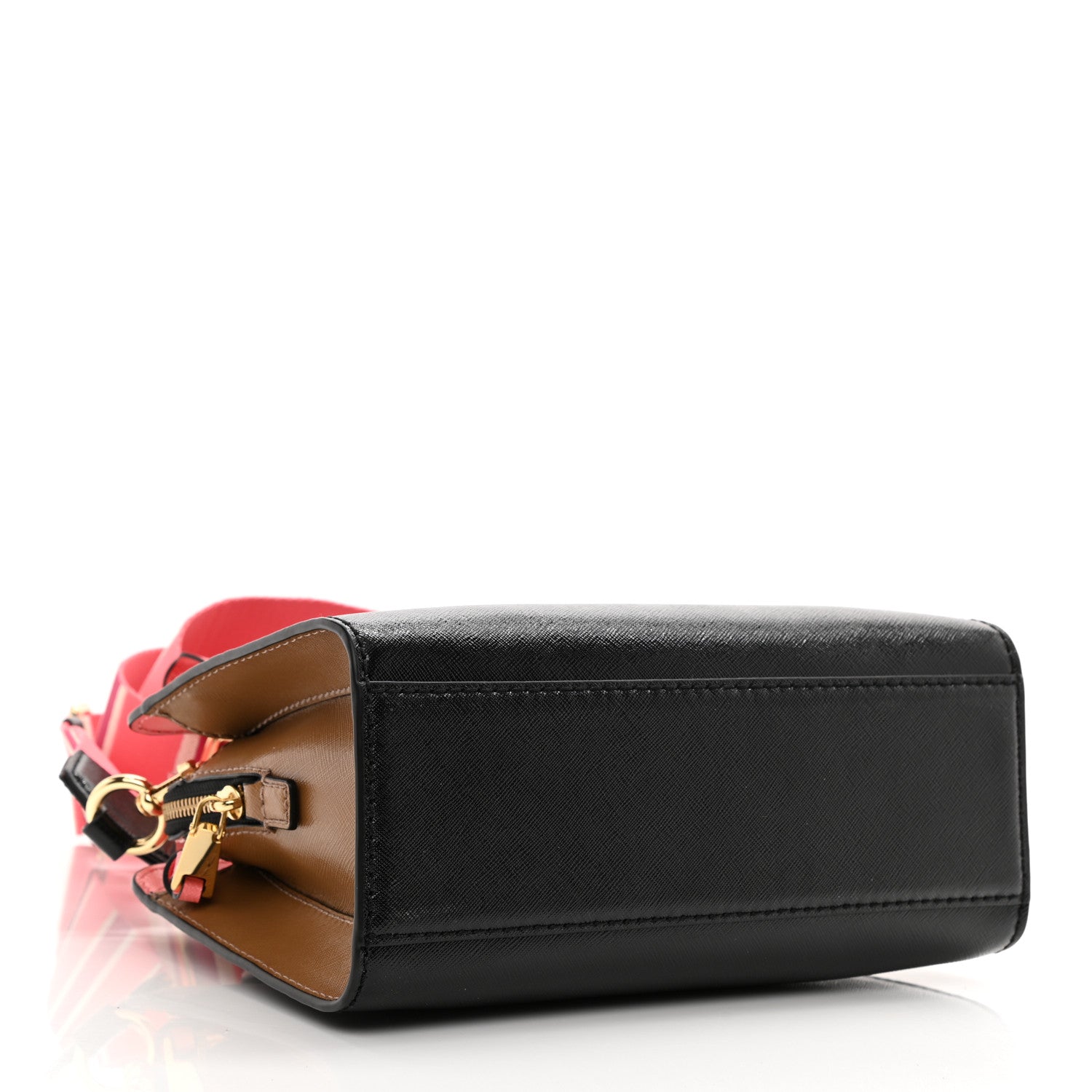 Marc Jacobs Saffiano Little Big Shot Tote Black Gazelle 4 of 8