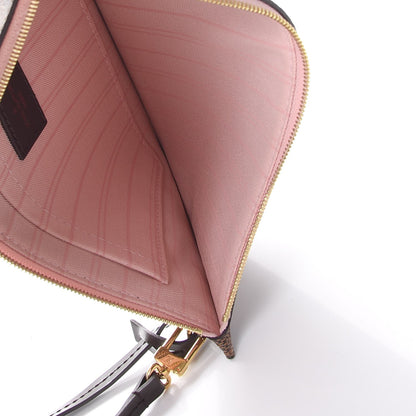 Louis Vuitton Damier Ebene Neverfull MM GM Pochette Rose Ballerine 5 of 8