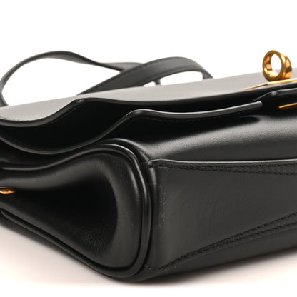 Balenciaga Smooth Calfskin Small Bel Air Clutch On Strap Black Black 8 of 9