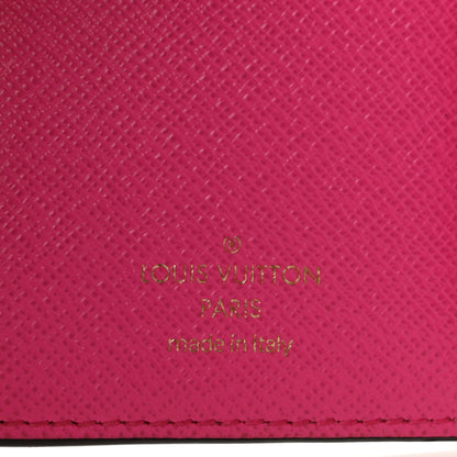 Louis Vuitton Monogram 2022 Christmas Animation Seoul Victorine Wallet Fuchsia Fuchsia 6 of 8