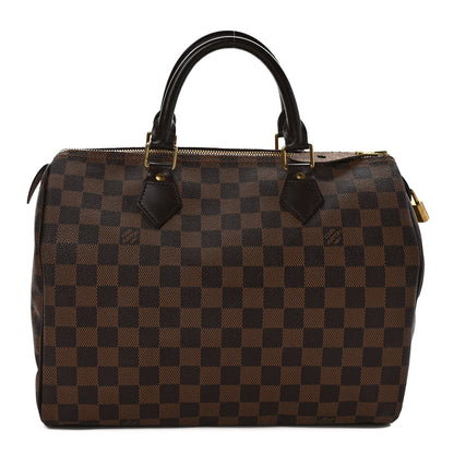 Louis Vuitton Damier Ebene Speedy 30 1 of 9