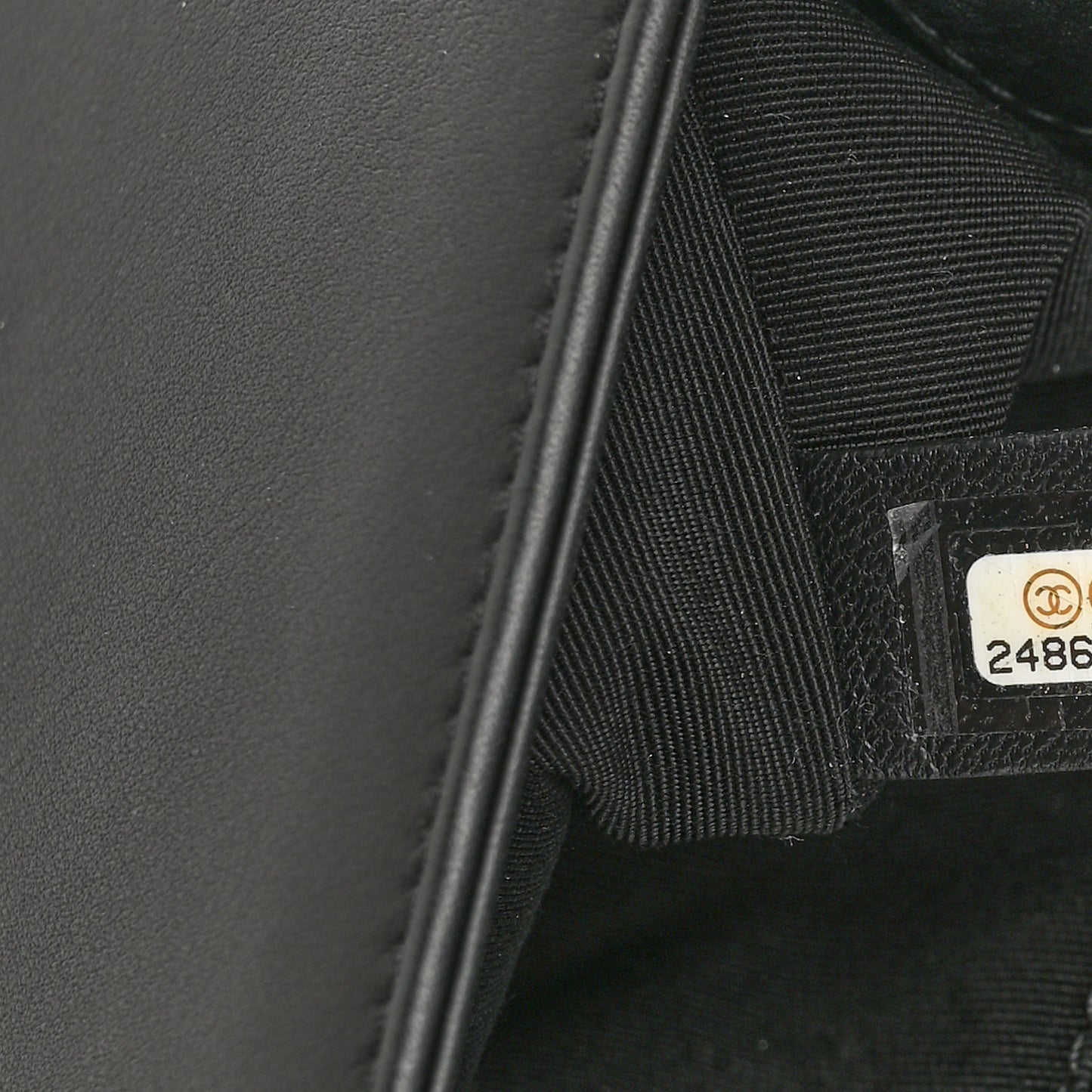 Calfskin Quilted Medium Boy Flap Black