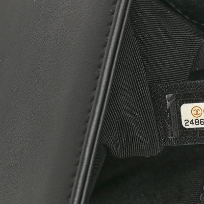 Chanel Calfskin Quilted Medium Boy Flap Black 8 of 12
