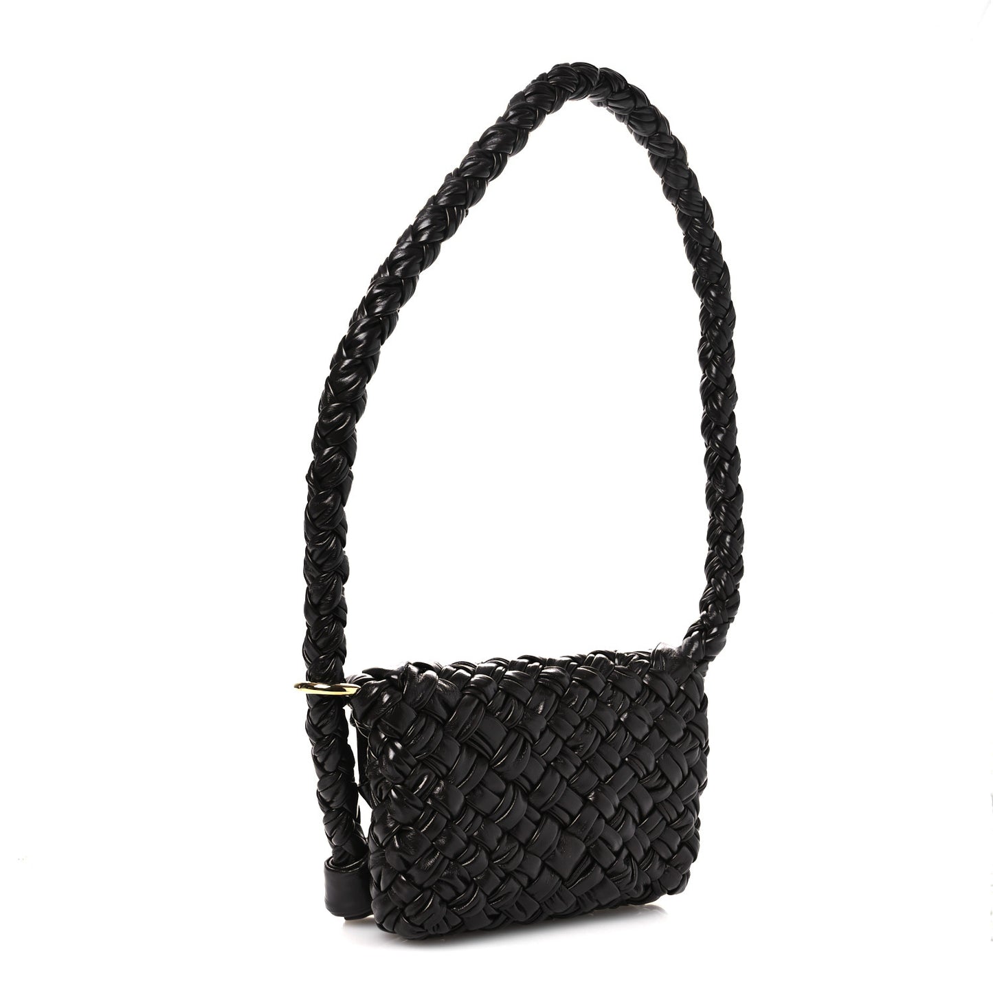 Calfskin Foulard Intreccio Kalimero Città Shoulder Bag Fondant