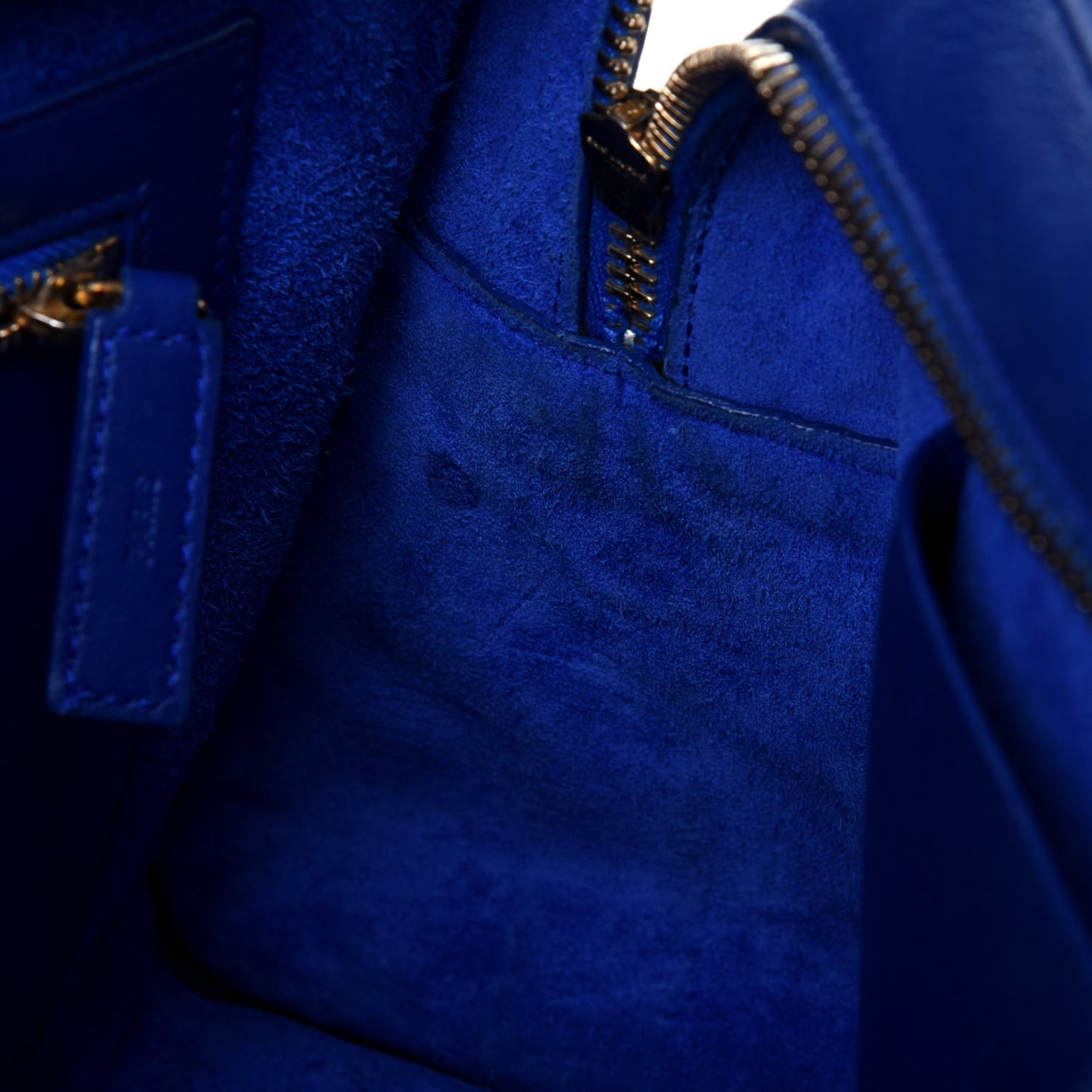 Smooth Calfskin Small Monogram Cabas Blue Majorelle