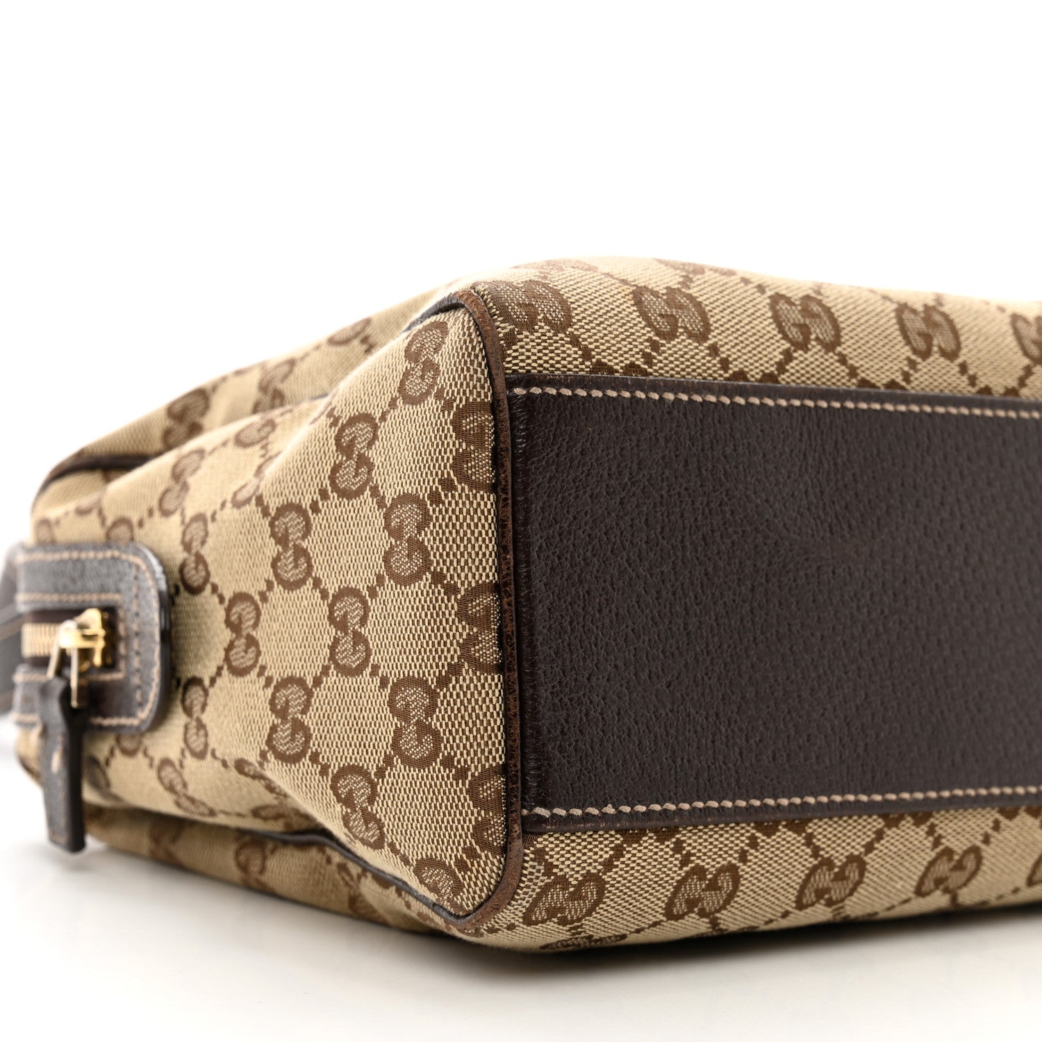 Gucci Monogram Small Charmy Boston Dark Brown 9 of 13