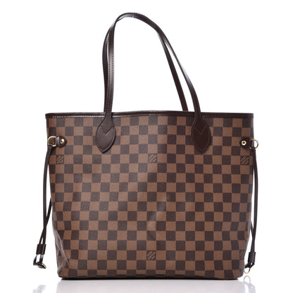 Louis Vuitton Damier Ebene Neo Neverfull MM Rose Ballerine 3 of 11