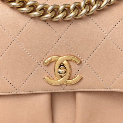 Chanel Calfskin Stitched Small Paris in Rome Messenger Beige 8 of 8