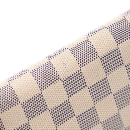 Louis Vuitton Damier Azur Emilie Wallet Rose Ballerine 8 of 12