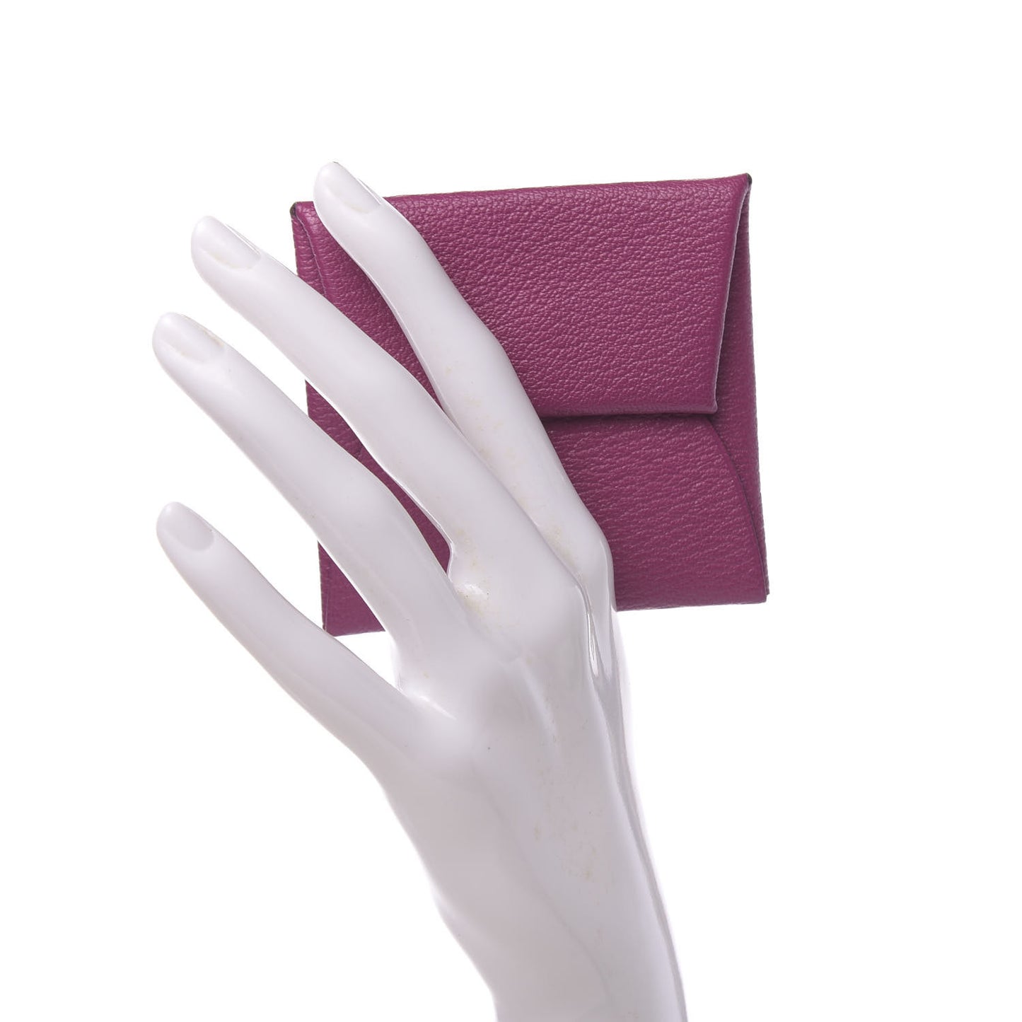Chevre Mysore Bastia Coin Purse Rose Pourpre
