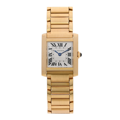 Cartier 18K Yellow Gold 21mm Tank Francaise Quartz Watch 1 of 4