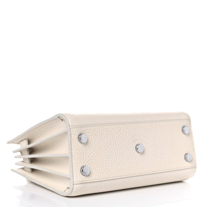 Saint Laurent Grained Calfskin Nano Sac de Jour Dove White 3 of 15