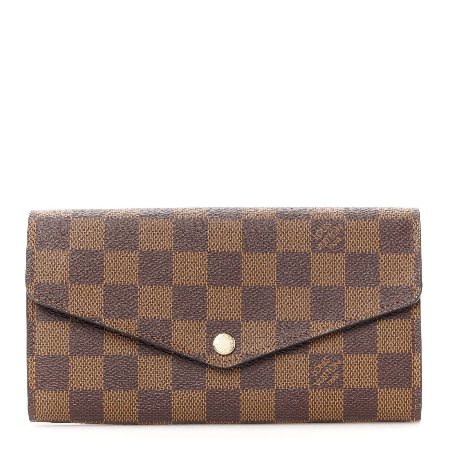 Louis Vuitton Damier Ebene Sarah Wallet NM 1 of 7