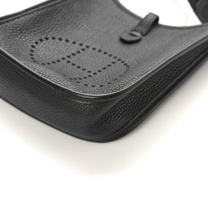 Hermes Taurillon Clemence Evelyne TPM Black 9 of 10