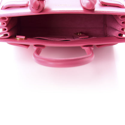 Saint Laurent Calfskin Nano Sac De Jour Lipstick Fuchsia 6 of 10