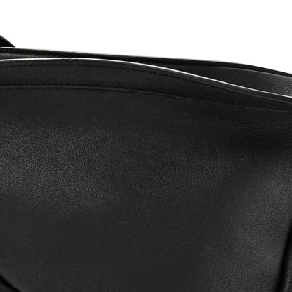 The Row Grained Calfskin Small Slouchy Banana Bag Black 8 of 10