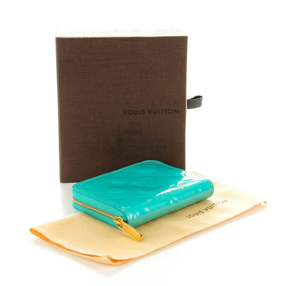 Louis Vuitton Vernis Zippy Coin Purse Blue Lagon 4 of 7