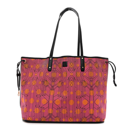 MCM Visetos Large Project Reversible Shopper Tote Pink 3 of 18