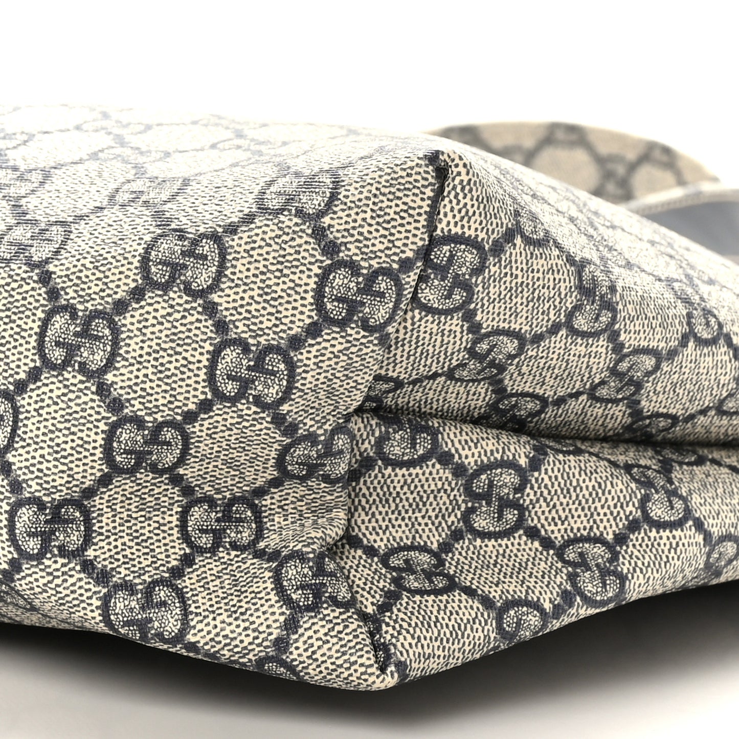 GG Plus Monogram Medium Signature Web Loop Tote Navy