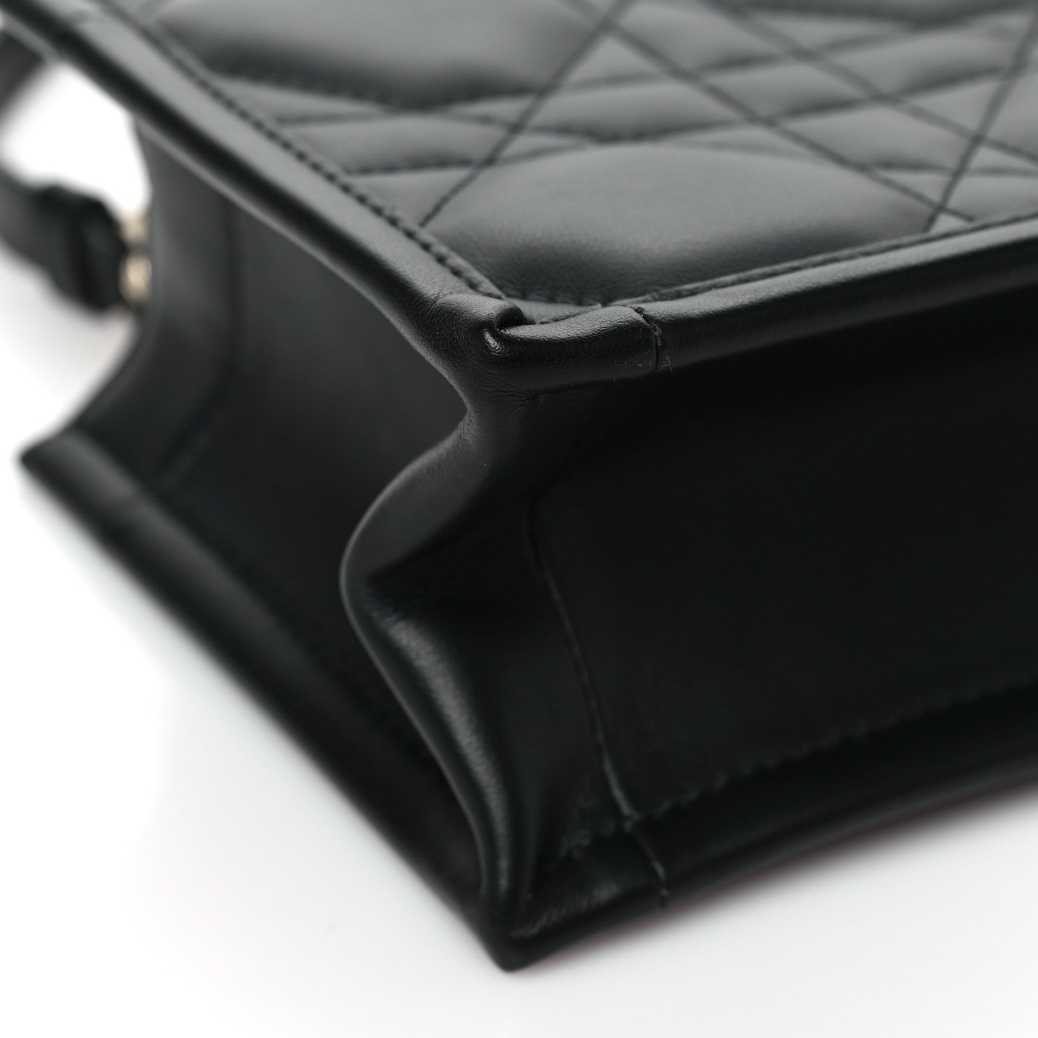 Christian Dior Calfskin Macrocannage Mini Book Tote Black 9 of 11