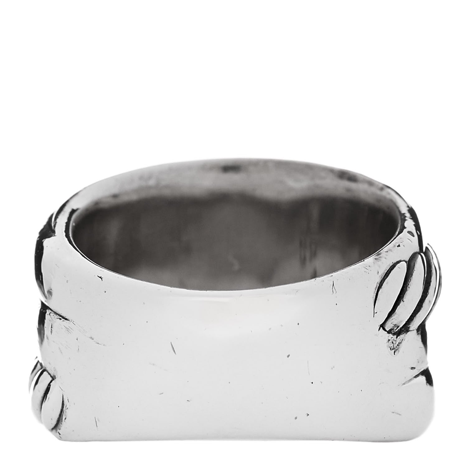 David Yurman Sterling Silver Wide Cable Ring 54 7 3 of 4