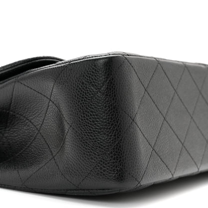 Chanel Caviar Quilted Jumbo Double Flap Black 9 of 11