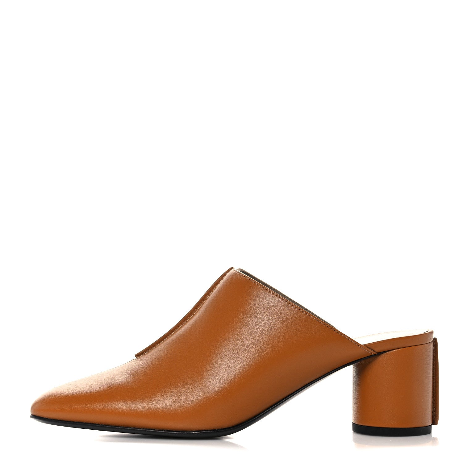 Hermes Calfskin Detail Mules 40 Beige Dore 1 of 9