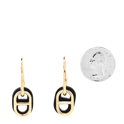 Hermes Swift O'Maillon Earrings Black 2 of 7
