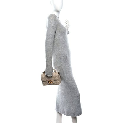 Christian Dior Lambskin Cannage Small Jolie Top Handle Bag Powder Beige Latte 3 of 19
