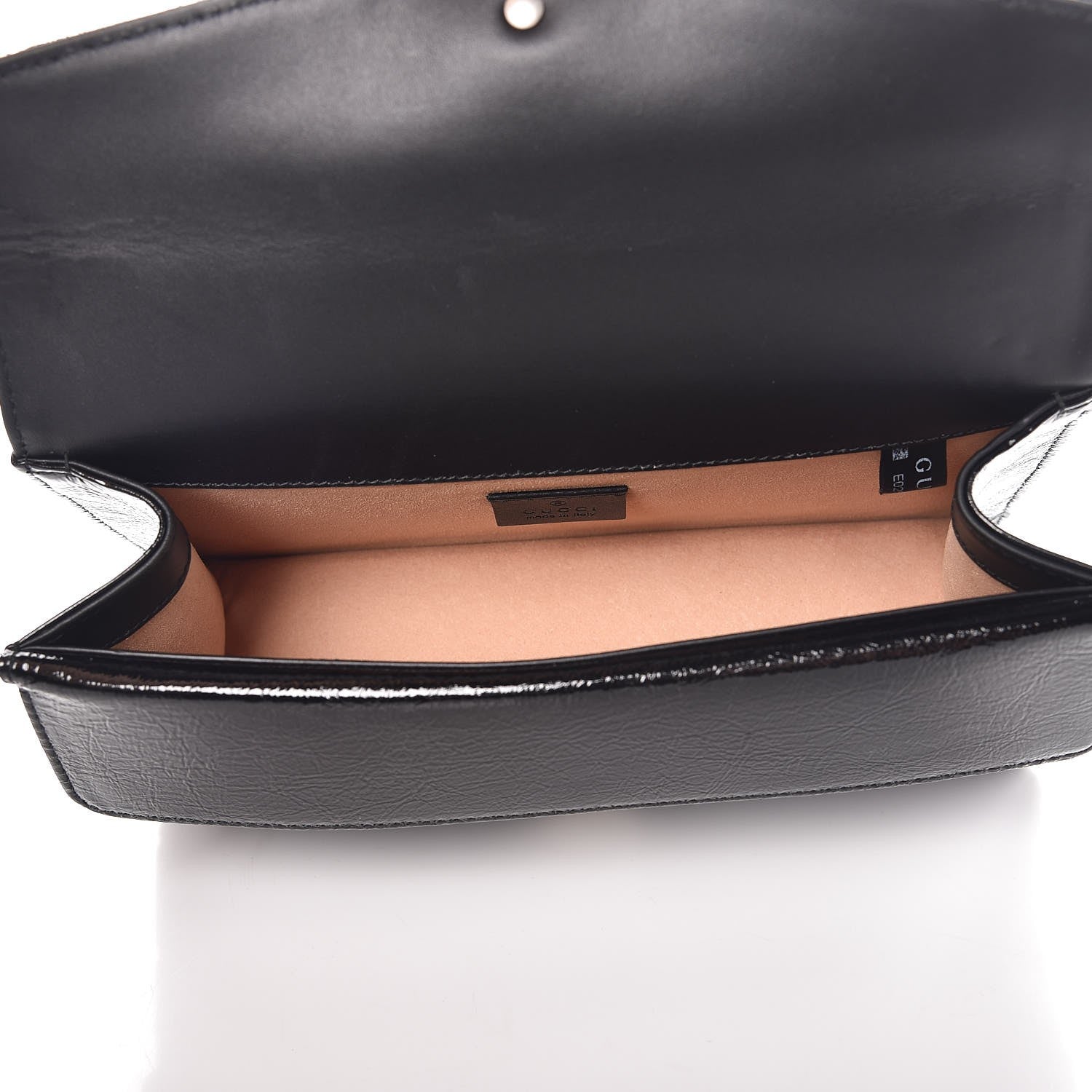 Gucci Velvet Skipper Crystal GG Monogram Small Dionysus Shoulder Bag Black Black Diamond 5 of 7