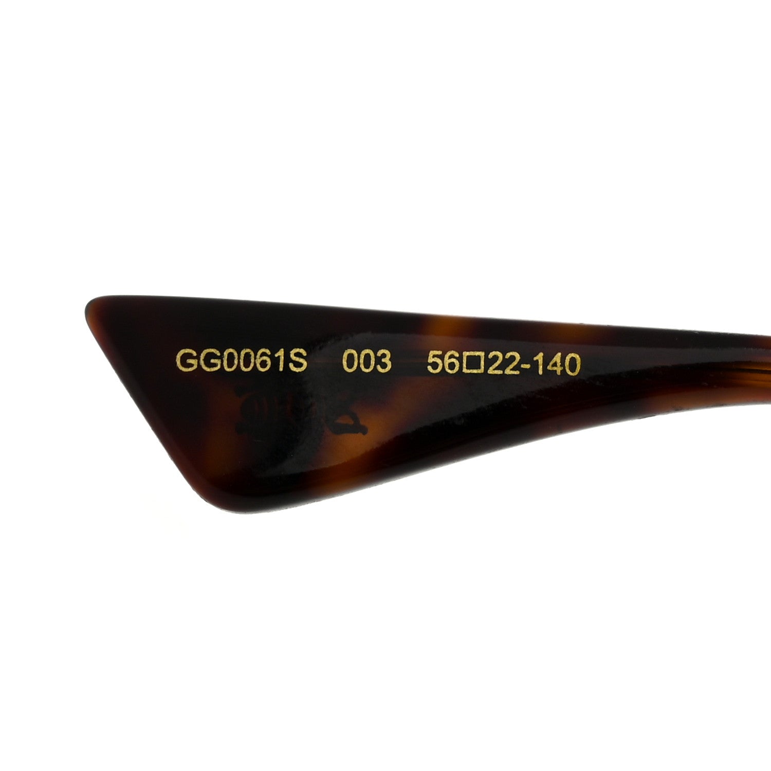 Gucci Metal Round Frame Sunglasses GG0061S Green Red 5 of 8