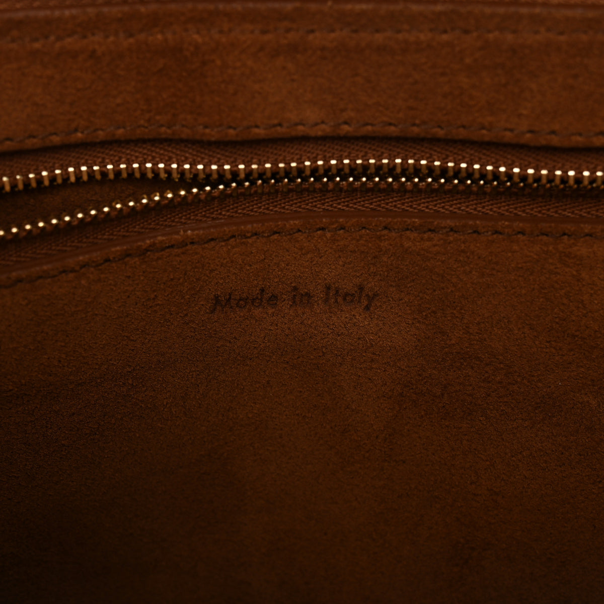 Celine Smooth Calfskin Medium Edge Shoulder Bag Camel 7 of 11