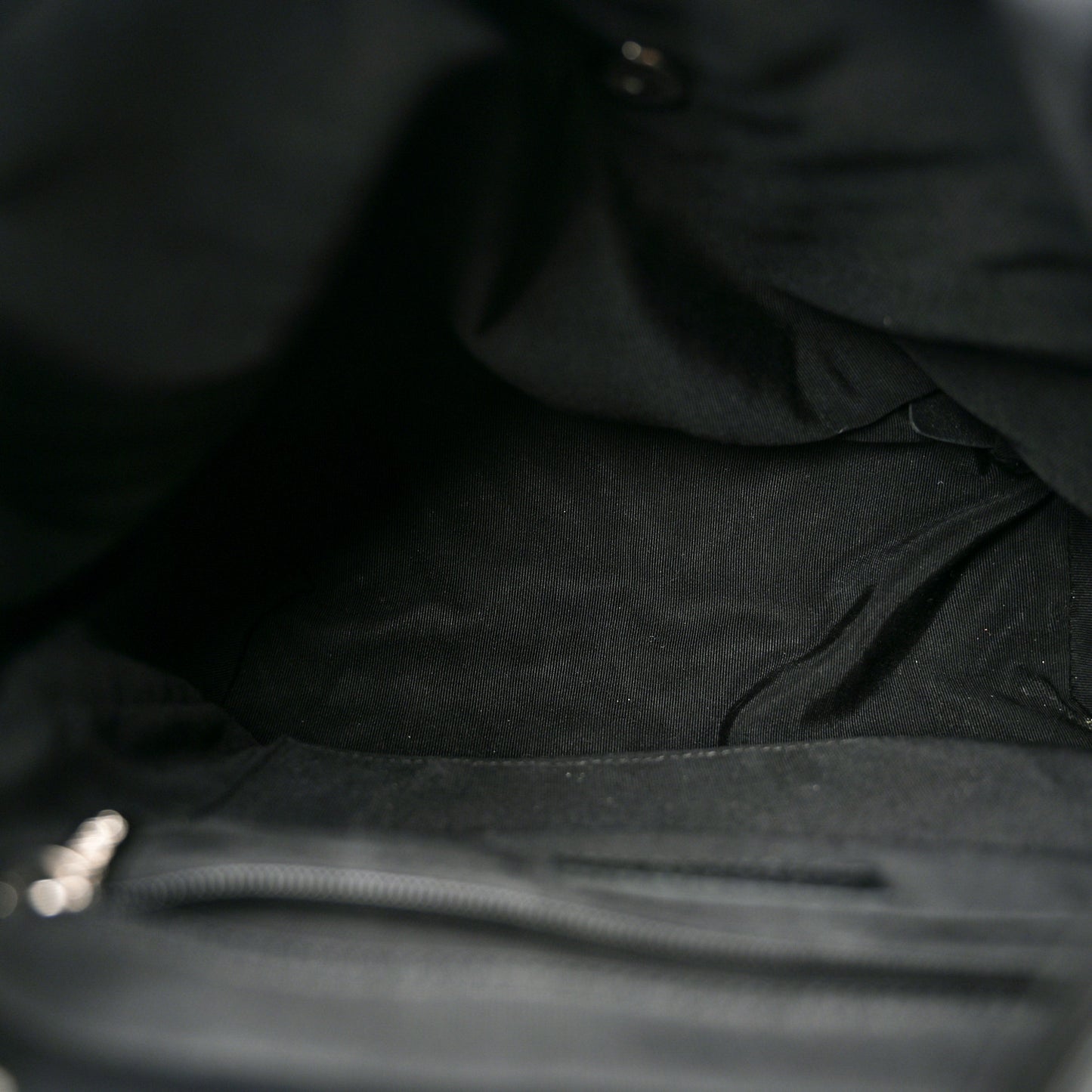 Calfskin Chevron Quilted Large Urban Spirit Backpack Black